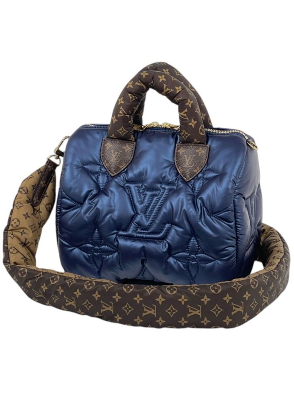 Louis Vuitton Speedy Bandouliere 25 Handbag 2-Way LV Pillow Recycled Nylon